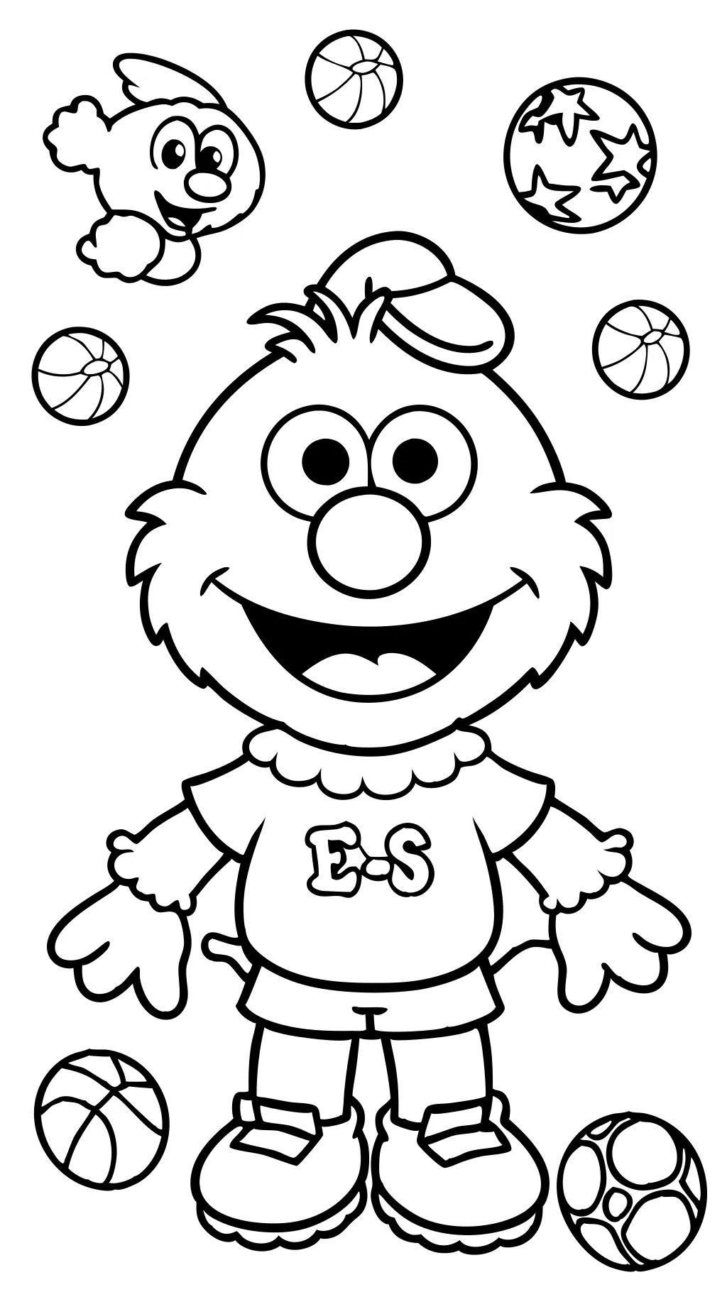 coloriages Sesame Street Elmo